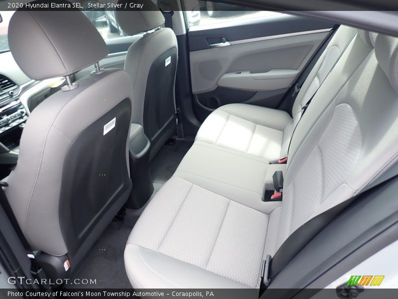 Stellar Silver / Gray 2020 Hyundai Elantra SEL