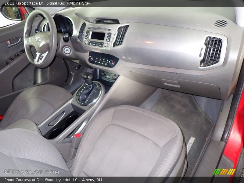 Signal Red / Alpine Gray 2011 Kia Sportage LX