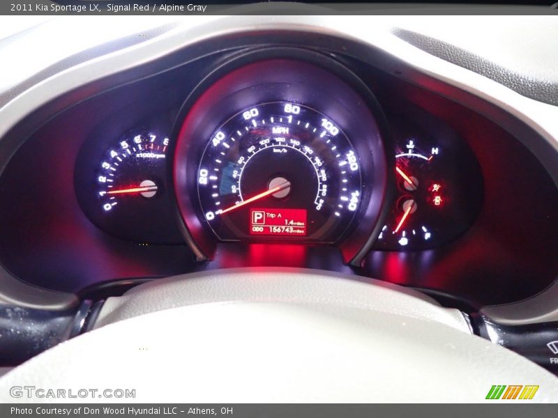 Signal Red / Alpine Gray 2011 Kia Sportage LX
