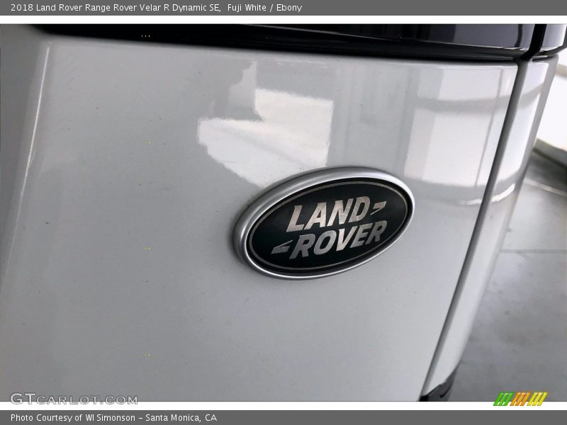 Fuji White / Ebony 2018 Land Rover Range Rover Velar R Dynamic SE