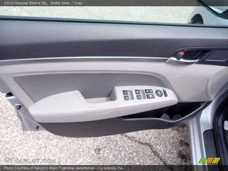 Stellar Silver / Gray 2020 Hyundai Elantra SEL