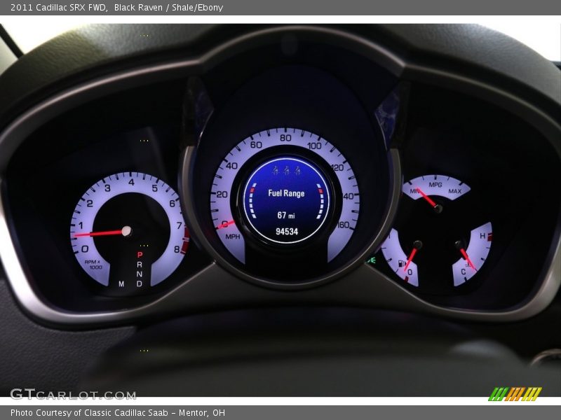 Black Raven / Shale/Ebony 2011 Cadillac SRX FWD