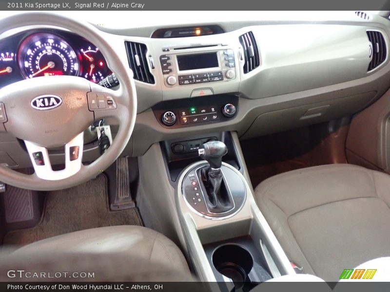 Signal Red / Alpine Gray 2011 Kia Sportage LX
