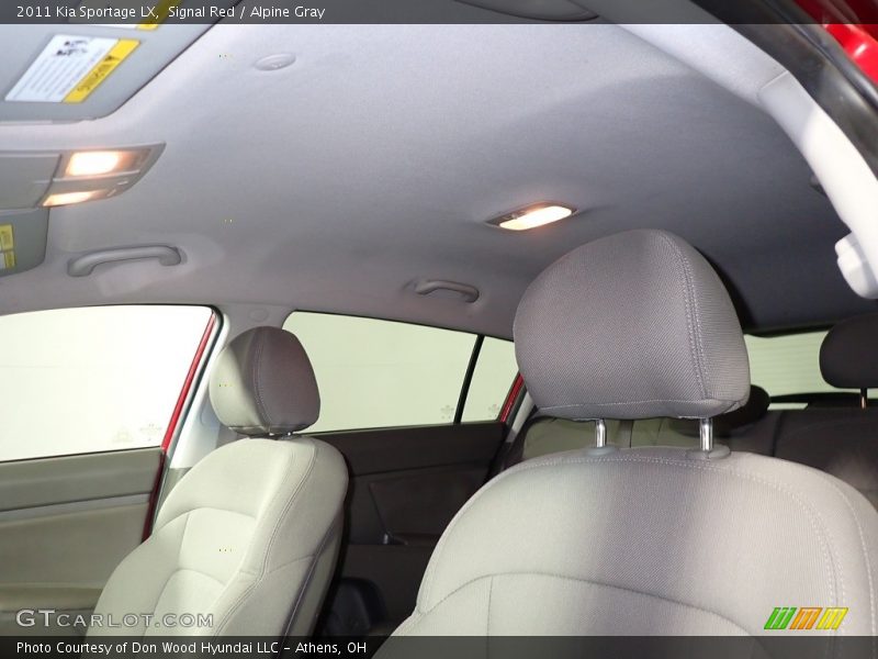 Signal Red / Alpine Gray 2011 Kia Sportage LX