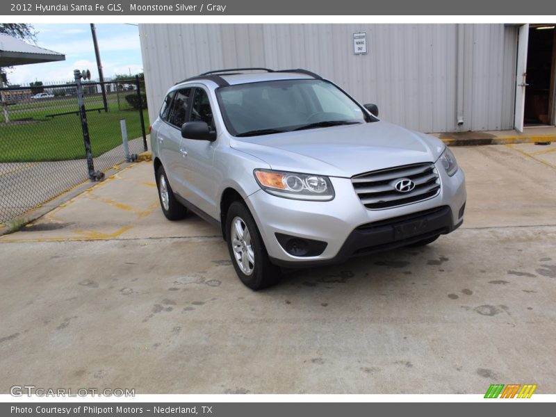 Moonstone Silver / Gray 2012 Hyundai Santa Fe GLS