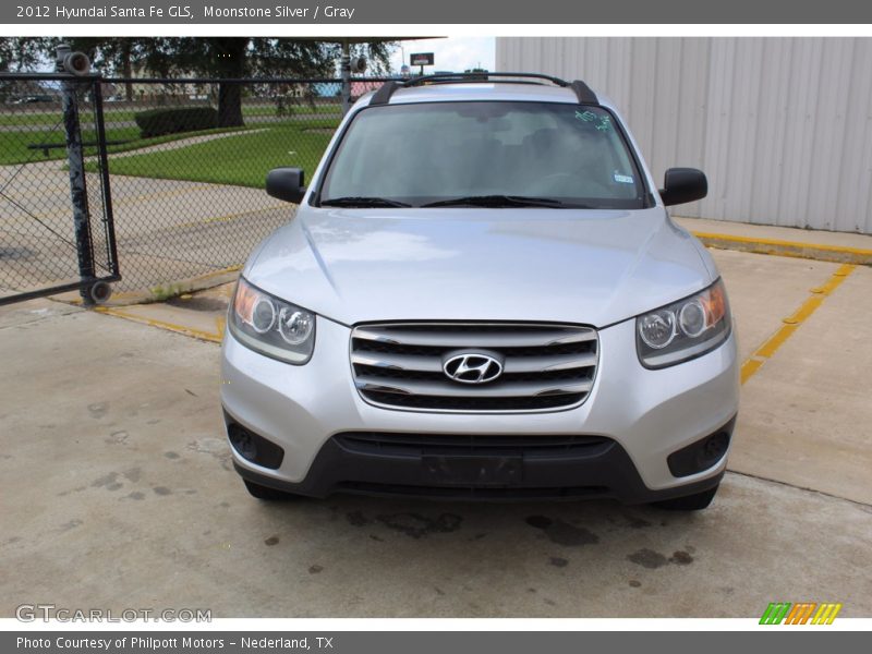 Moonstone Silver / Gray 2012 Hyundai Santa Fe GLS