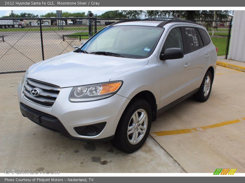Moonstone Silver / Gray 2012 Hyundai Santa Fe GLS
