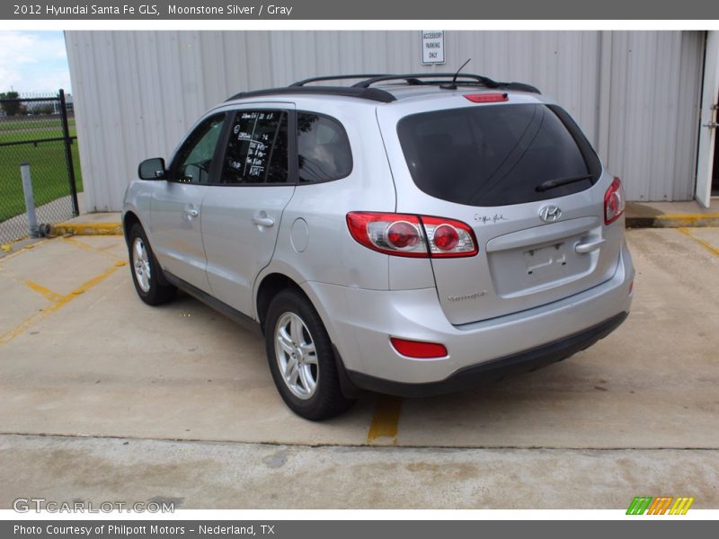 Moonstone Silver / Gray 2012 Hyundai Santa Fe GLS