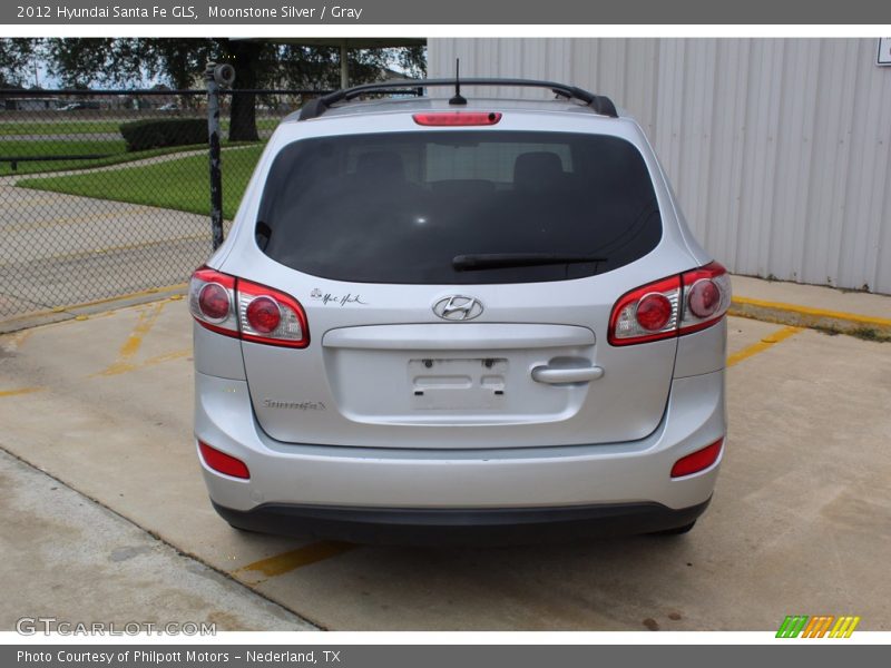Moonstone Silver / Gray 2012 Hyundai Santa Fe GLS