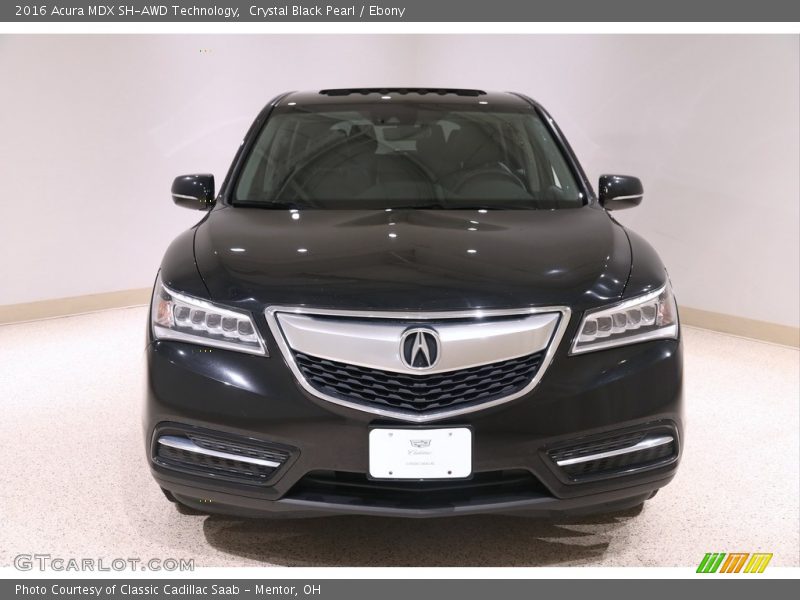 Crystal Black Pearl / Ebony 2016 Acura MDX SH-AWD Technology