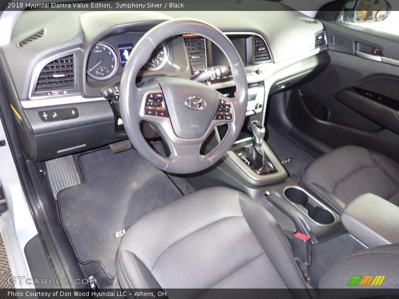  2018 Elantra Value Edition Black Interior