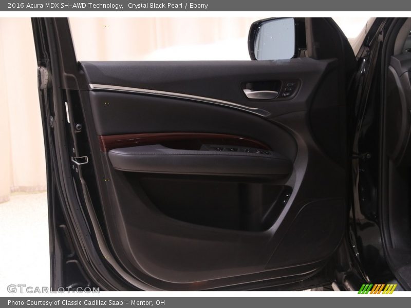 Crystal Black Pearl / Ebony 2016 Acura MDX SH-AWD Technology
