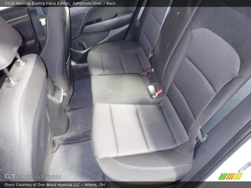 Symphony Silver / Black 2018 Hyundai Elantra Value Edition