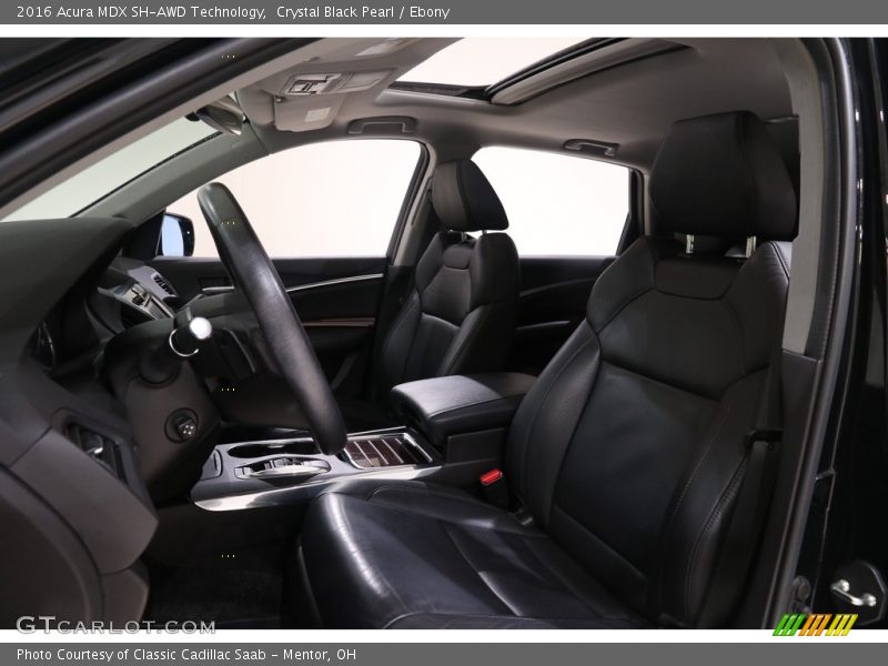 Crystal Black Pearl / Ebony 2016 Acura MDX SH-AWD Technology