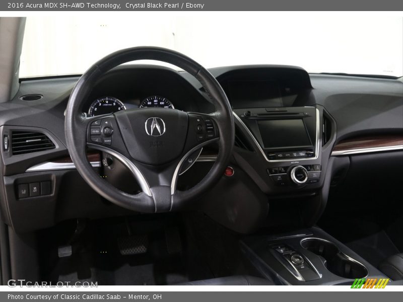 Crystal Black Pearl / Ebony 2016 Acura MDX SH-AWD Technology