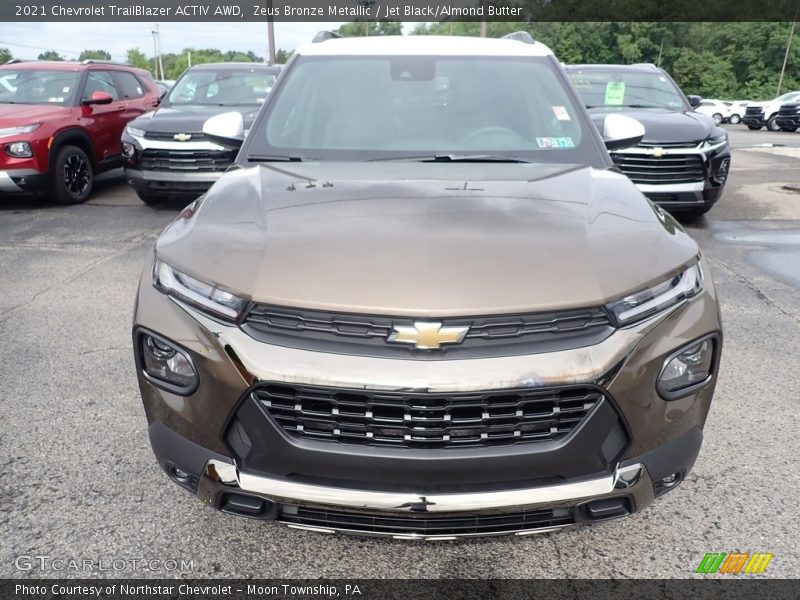 Zeus Bronze Metallic / Jet Black/Almond Butter 2021 Chevrolet TrailBlazer ACTIV AWD