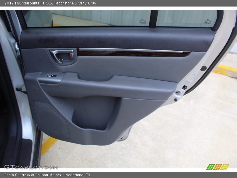 Moonstone Silver / Gray 2012 Hyundai Santa Fe GLS