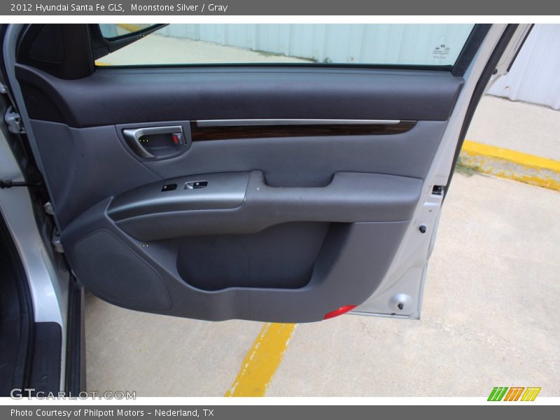 Moonstone Silver / Gray 2012 Hyundai Santa Fe GLS