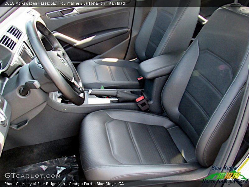 Tourmaline Blue Metallic / Titan Black 2018 Volkswagen Passat SE