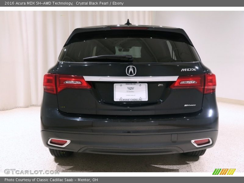 Crystal Black Pearl / Ebony 2016 Acura MDX SH-AWD Technology