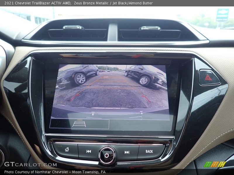 Controls of 2021 TrailBlazer ACTIV AWD