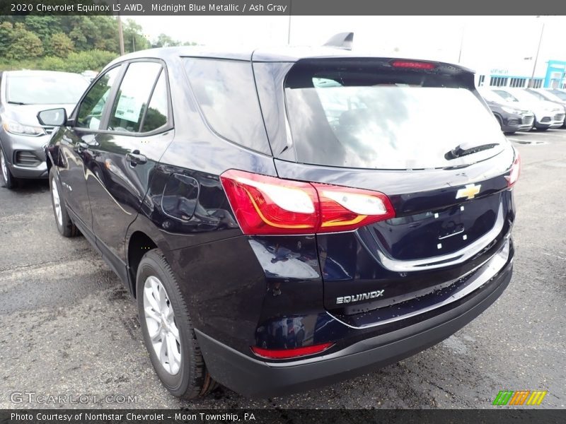 Midnight Blue Metallic / Ash Gray 2020 Chevrolet Equinox LS AWD