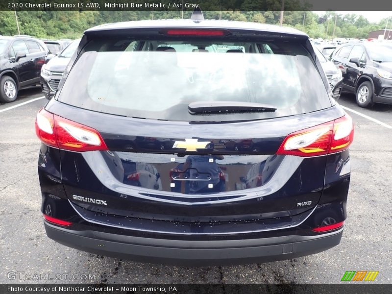 Midnight Blue Metallic / Ash Gray 2020 Chevrolet Equinox LS AWD