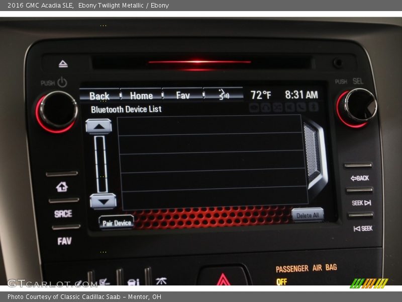 Ebony Twilight Metallic / Ebony 2016 GMC Acadia SLE