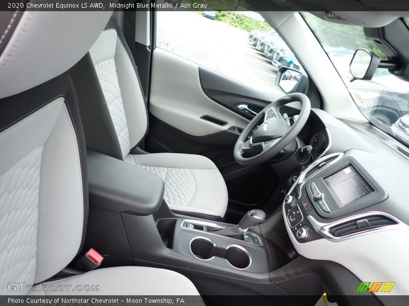 Midnight Blue Metallic / Ash Gray 2020 Chevrolet Equinox LS AWD