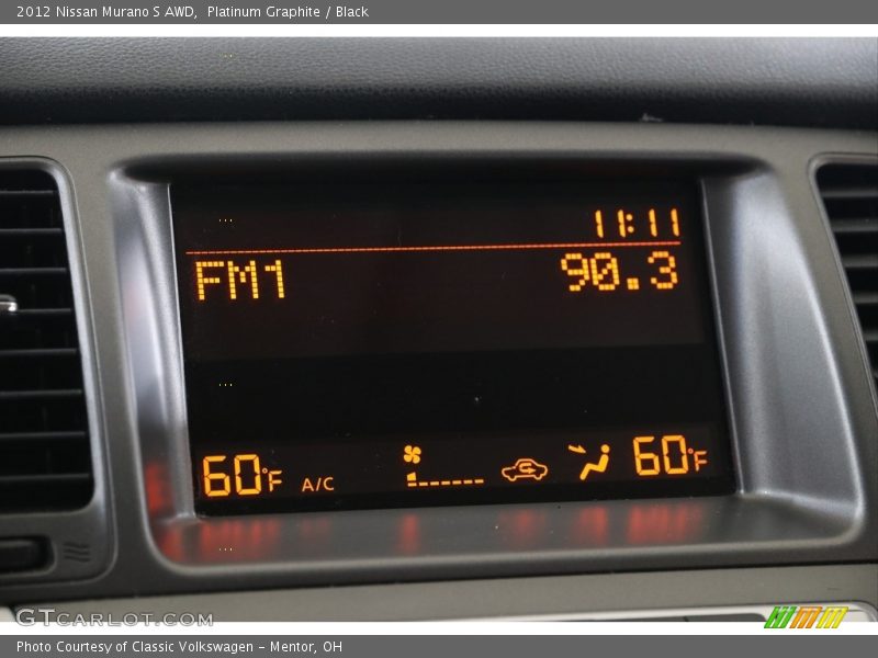 Platinum Graphite / Black 2012 Nissan Murano S AWD