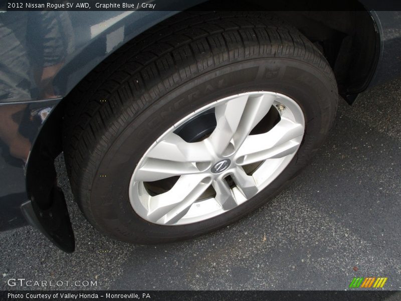 Graphite Blue / Gray 2012 Nissan Rogue SV AWD