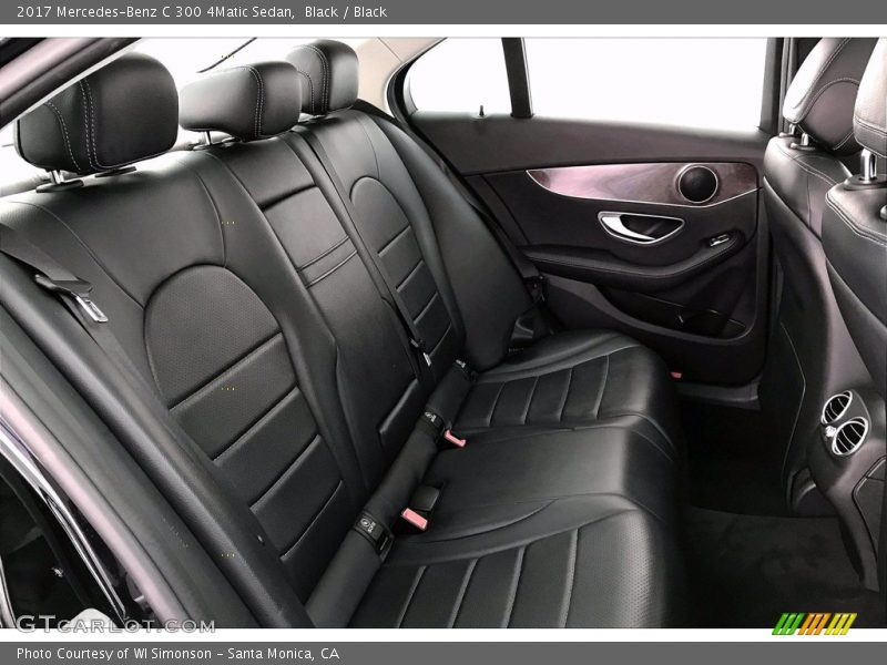 Rear Seat of 2017 C 300 4Matic Sedan