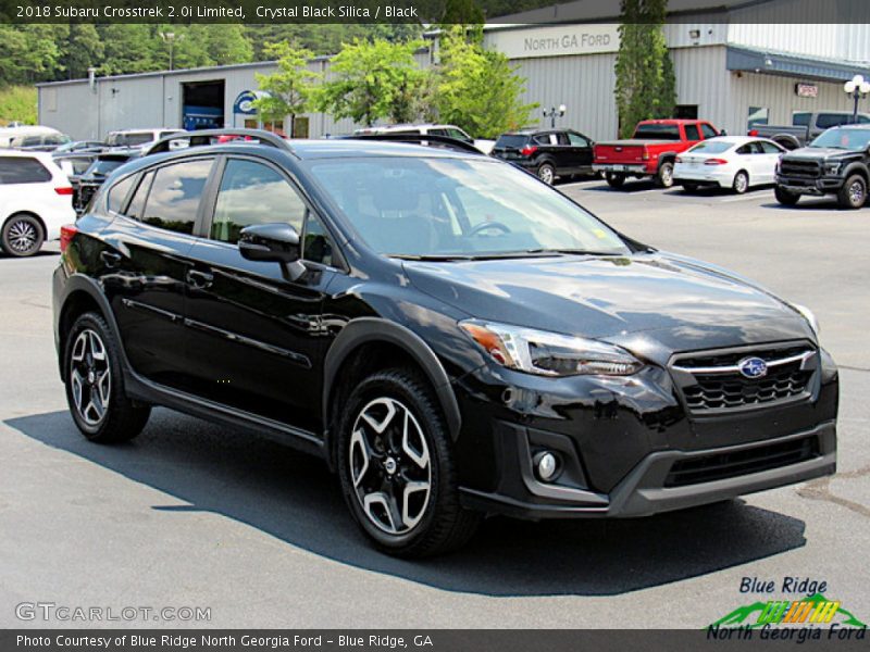 Crystal Black Silica / Black 2018 Subaru Crosstrek 2.0i Limited