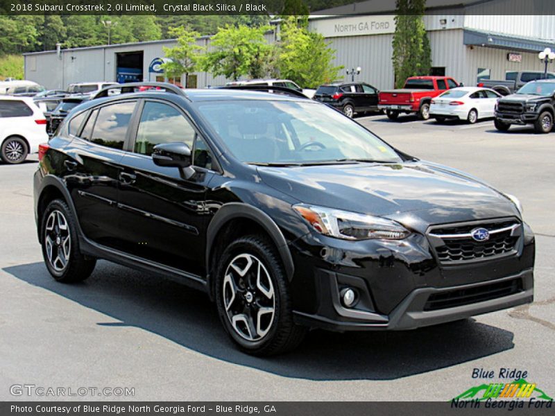 Crystal Black Silica / Black 2018 Subaru Crosstrek 2.0i Limited