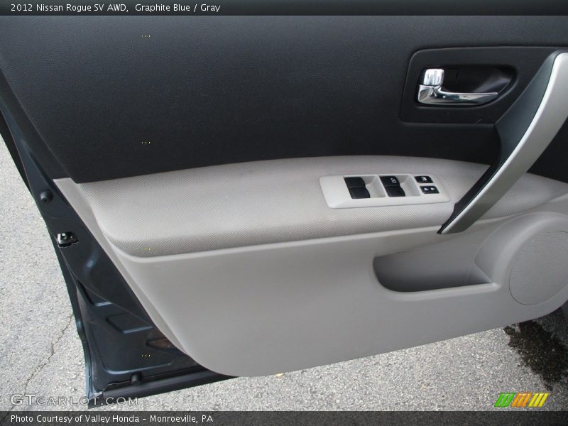 Graphite Blue / Gray 2012 Nissan Rogue SV AWD