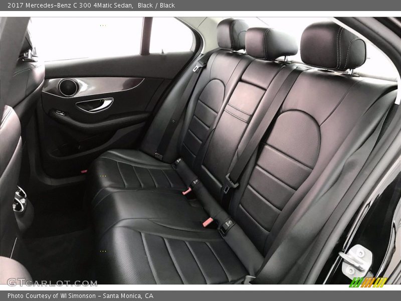 Rear Seat of 2017 C 300 4Matic Sedan