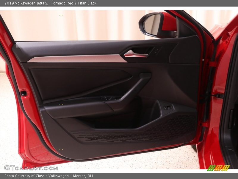 Tornado Red / Titan Black 2019 Volkswagen Jetta S
