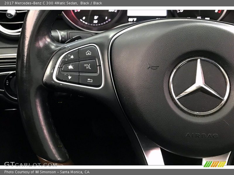  2017 C 300 4Matic Sedan Steering Wheel