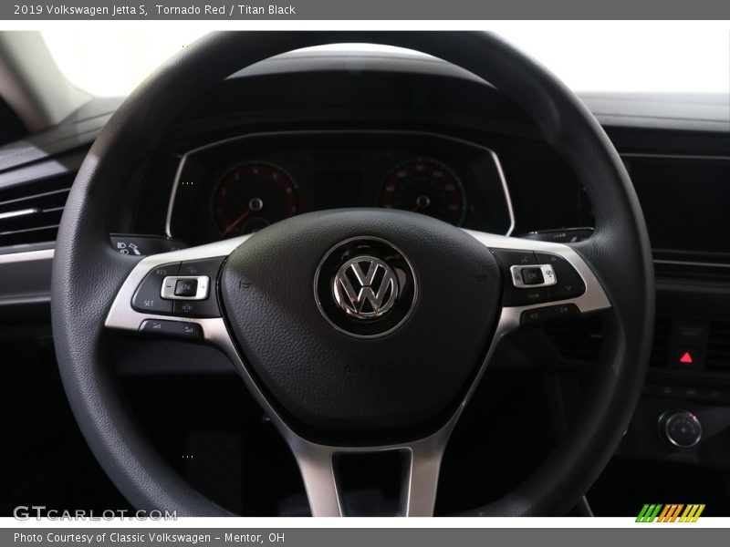 Tornado Red / Titan Black 2019 Volkswagen Jetta S