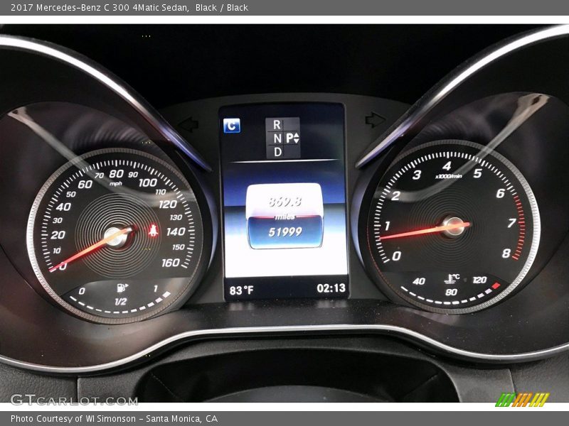  2017 C 300 4Matic Sedan 300 4Matic Sedan Gauges