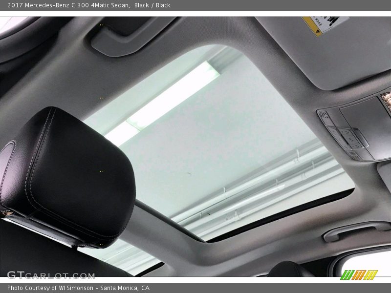 Sunroof of 2017 C 300 4Matic Sedan
