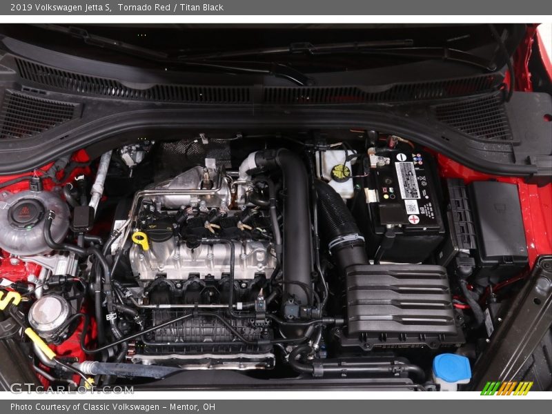 Tornado Red / Titan Black 2019 Volkswagen Jetta S