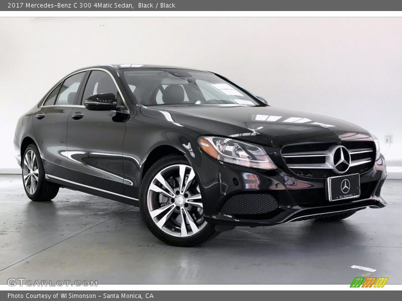 Front 3/4 View of 2017 C 300 4Matic Sedan