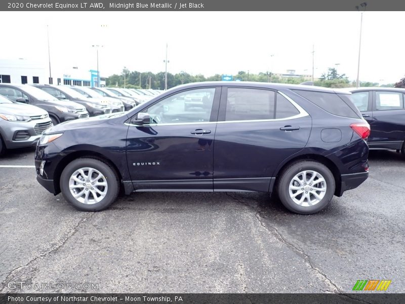 Midnight Blue Metallic / Jet Black 2020 Chevrolet Equinox LT AWD
