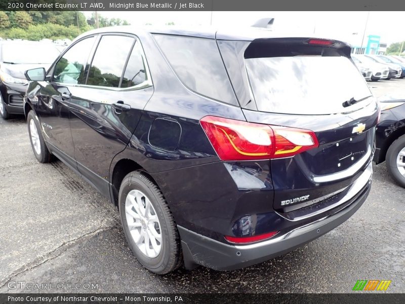 Midnight Blue Metallic / Jet Black 2020 Chevrolet Equinox LT AWD