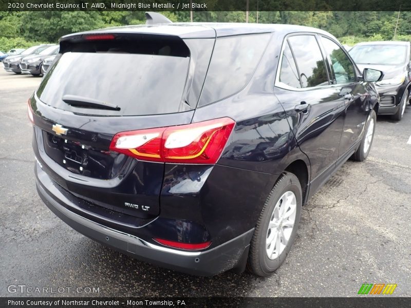 Midnight Blue Metallic / Jet Black 2020 Chevrolet Equinox LT AWD