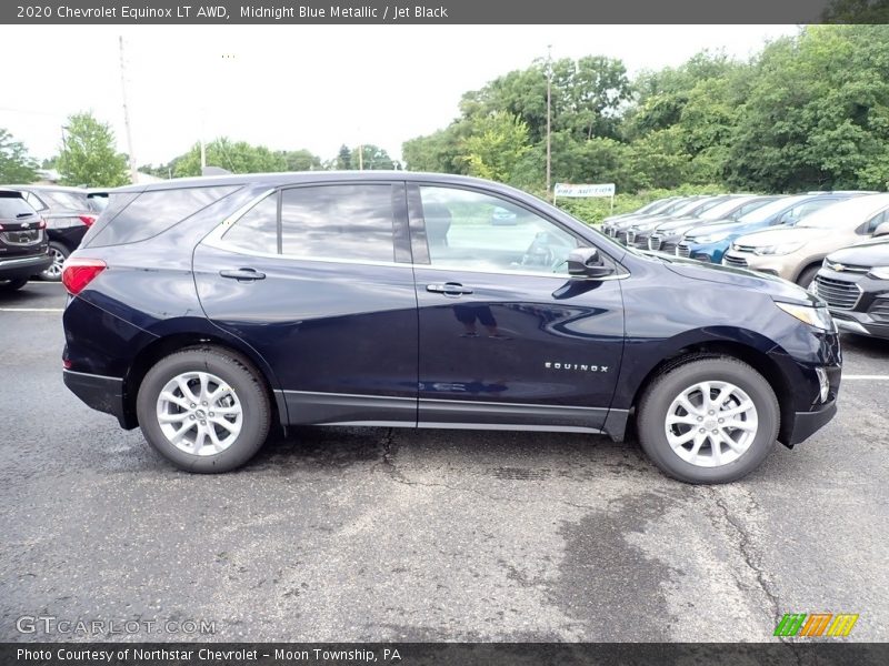Midnight Blue Metallic / Jet Black 2020 Chevrolet Equinox LT AWD