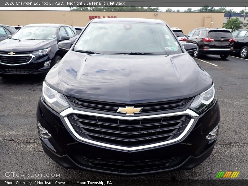 Midnight Blue Metallic / Jet Black 2020 Chevrolet Equinox LT AWD