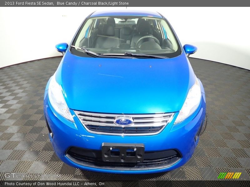 Blue Candy / Charcoal Black/Light Stone 2013 Ford Fiesta SE Sedan