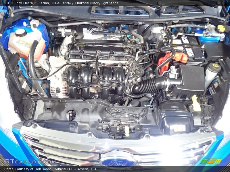 Blue Candy / Charcoal Black/Light Stone 2013 Ford Fiesta SE Sedan